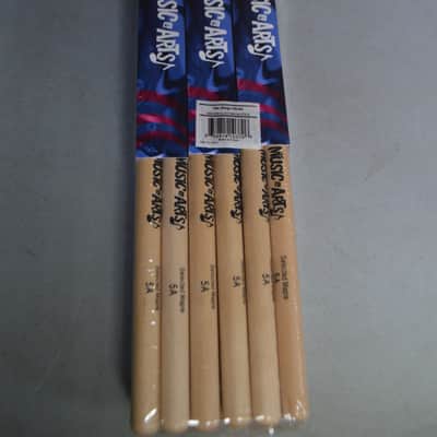 On-Stage MW5A 5A Wood Tip Maple Drumsticks (12 Pair) image 1