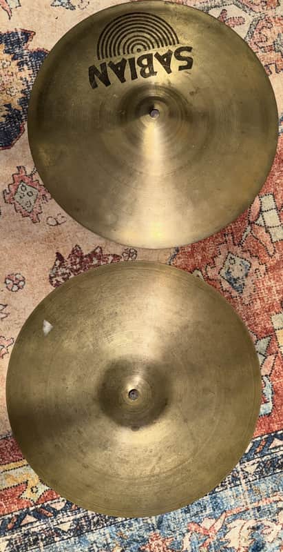 Sabian 14" AAX Stage Hi-Hat Cymbals (Pair) 2002 - 2018 - Natural image 1