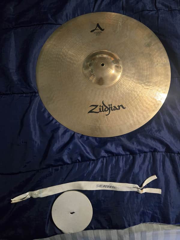 Zildjian 20" A Stadium Medium Heavy Marching Cymbals (Pair) 2010s - Traditional image 1