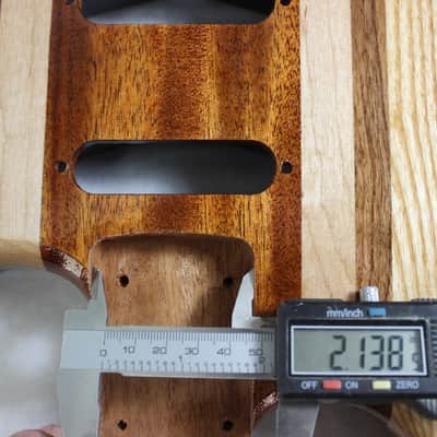 Butcher Block HSS guitar body - fits Fender Strat Stratocaster necks J910 Bild 9