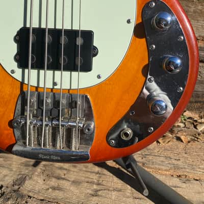 Ernie Ball Music Man Sting Ray Bass 1989 w/ Hard Shell Case image 4