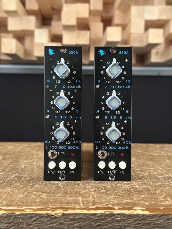 API 550A Classic 2006 Saul Walker 500 Series Equalizer Pair. Rare! Like The Vintage image 1