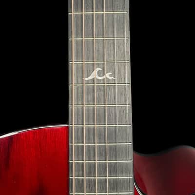 Tanglewood Azure TA4CERD Electro-Acoustic Guitar Shimmer Red Gloss image 7