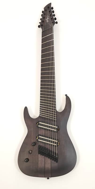 Agile 10 String Left Handed Electric Guitar Pendulum Pro 102730 EB CA Charcoal Fan Fret Multi-Scale image 1