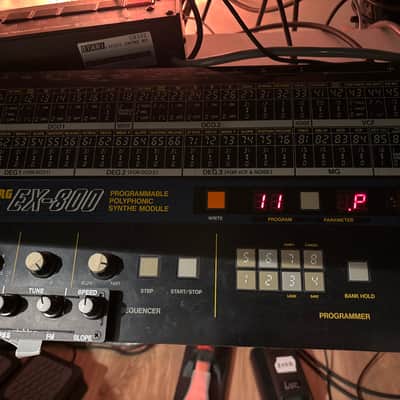 Modified and serviced Korg EX-800 analog vintage FM synthesizer desktop synth