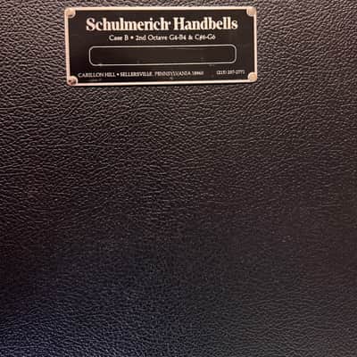 Schulmerich Handbells Case B 2nd Octave G4-B4 & C#6-G6 Mid 2010s - Brass image 2