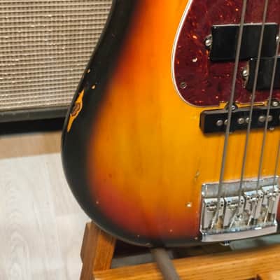 Fender Precision Bass Fretless with Rosewood Fingerboard 1978 Sunburst imagen 12