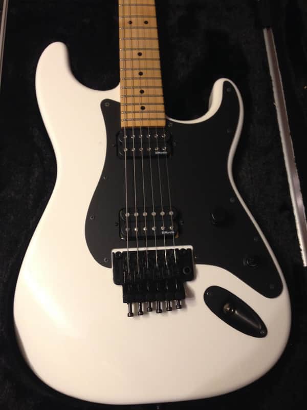 Charvel SoCal MIJ 2011 Snow White/Black w/OHC - Japan Made! | Reverb