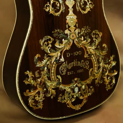 Martin D-100 Deluxe Brazilian Rosewood Acoustic Guitar image 3