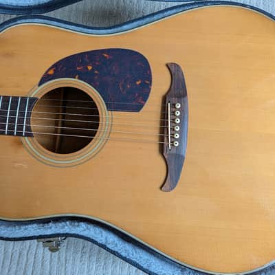 1980 Fender Redondo Acoustic Guitar: Spruce & Mahogany, Made in Japan (MIJ) w/Hard-shell Case image 4