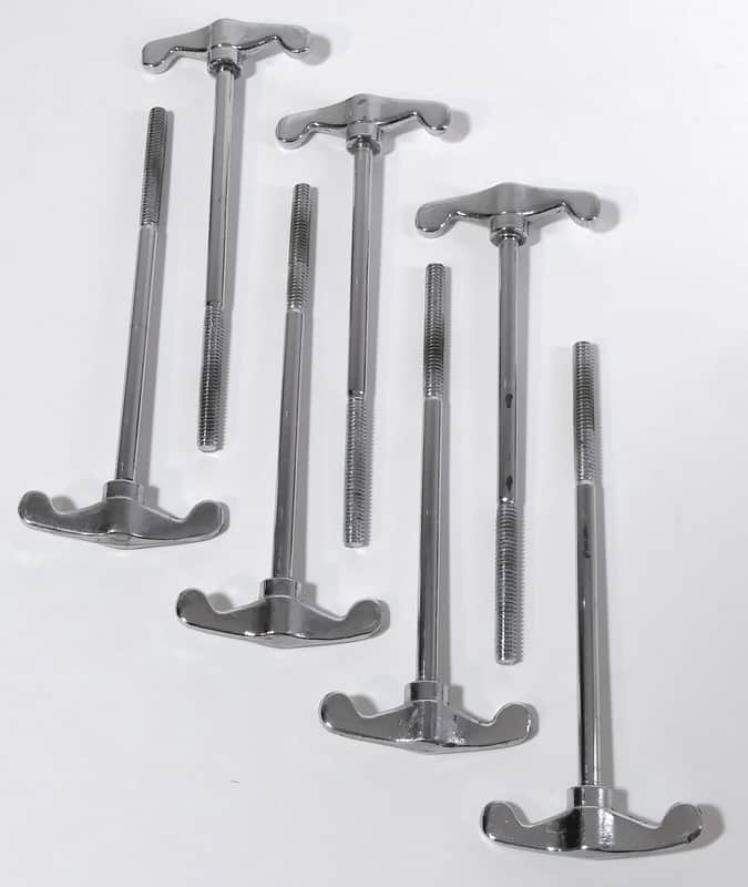 Unbranded Bass Drum Tension Rods / Lot of 7 / Possibly Pearl? image 1