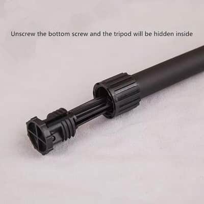 Portable Flute Stand Holder Metal Foldable Support 4-Leg Stand Wind Instrument Accessory Black image 2
