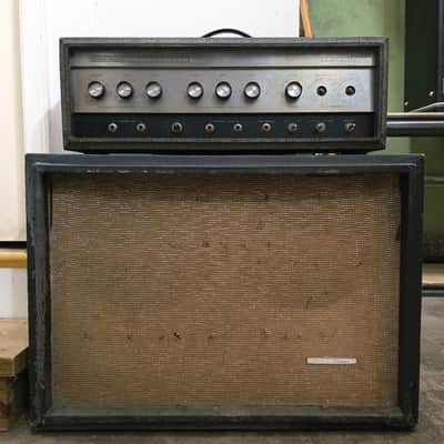 Silvertone 1484 Twin Twelve 60-watt - Modded Tube Amp Head and Speaker Cabinet image 1