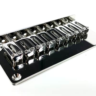 Genuine Hipshot Ibanez Flat Plate 8 String Upgrade Bridge Stainless Steel 4IBF08SS