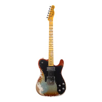 Used Fender Custom Shop Telecaster Custom Limited Super Heavy Relic - Twilight Sky image 2