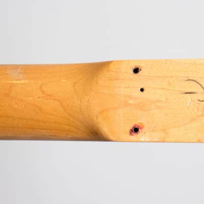 Fender  Mustang Solid Body Electric Guitar (1966), ser. #128090, original grey hard shell case. image 13