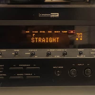 Yamaha Yamaha HTR-5930 5.1-Channel Digital Home Theater Receiver (Black) 2006 - Black metal image 2