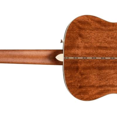 Fender Paramount PO-220E Orchestra Acoustic Guitar, with 2-Year Warranty, Natural, with Case image 3