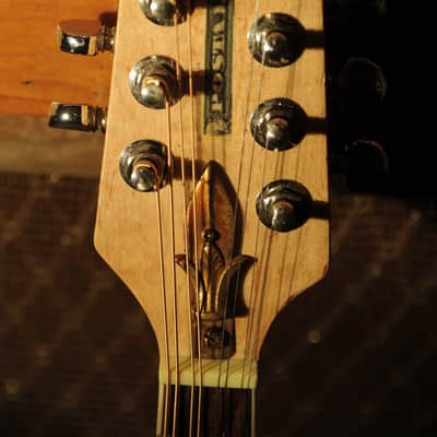 Postal Handmade Meteor Electric Mandolin Antique Burst F Hole - Vintage 60's Pickup Grover Tuners image 7