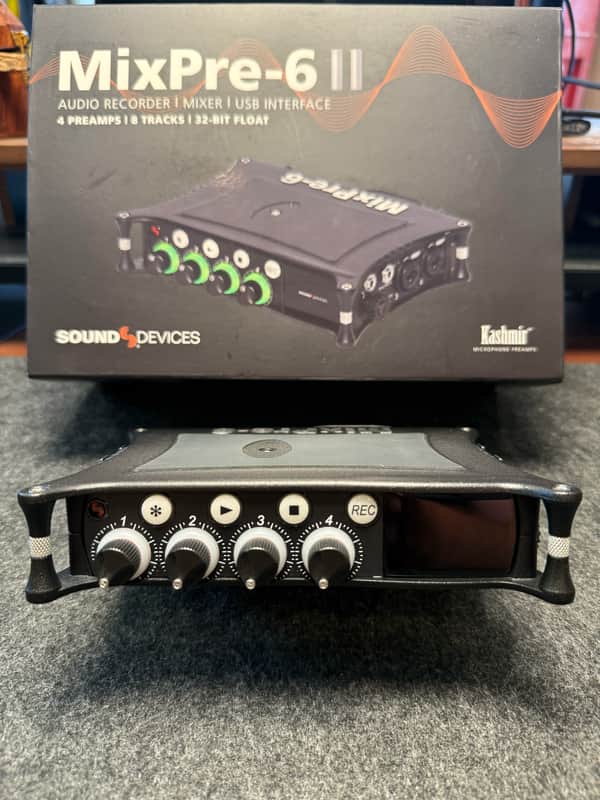 Sound Devices MixPre-6 II Audio Recorder / Mixer / USB Audio Interface 2020 - Black image 1