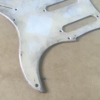 1980s Vintage Fender MIJ Japan 57 Reissue Strat Pickguard White Aged Relic Stratocaster JV image 17
