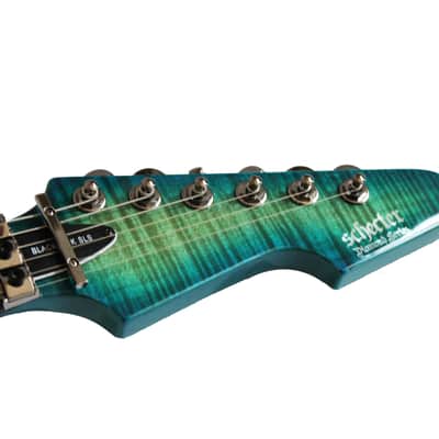 Schecter Blackjack SLS Avenger FR S (Sustainiac) in Aqua Burst image 12