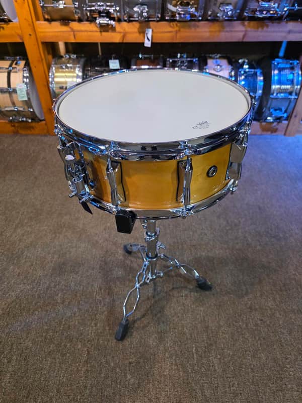 Yamaha Stage Custom Birch 5.5x14 Snare Drum - Natural Wood image 1