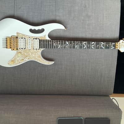 Ibanez JEM7V-WH Steve Vai Signature with Ebony Fretboard 1998  White image 10