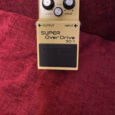 Boss SD-1 Super OverDrive (Silver Label) 1997 - Present - Yellow image 1