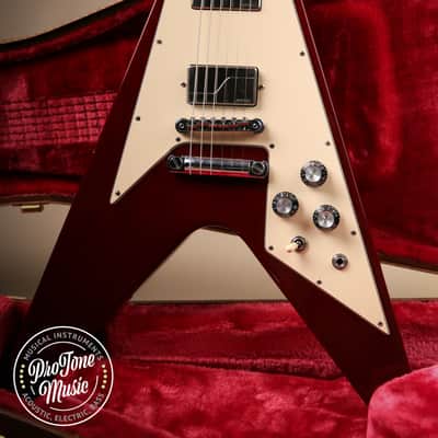 2001 Gibson USA Flying V Cherry Red Fishman Fluence Pickups image 2