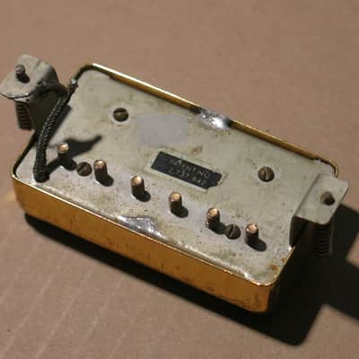 Gibson Humbucker Gibson embossed cover early 70s - gold image 6