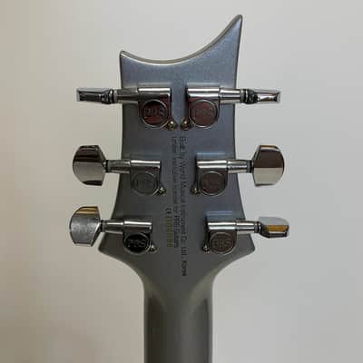 2003 PRS Paul Reed Smith Mark Tremonti SE Guitar Silver Road Runner Case Korea image 9