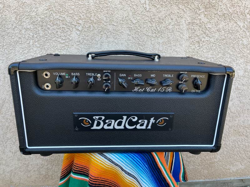 Bad Cat Hot Cat 15R 15-Watt Guitar Amp Head with Reverb 2010s - Black image 1