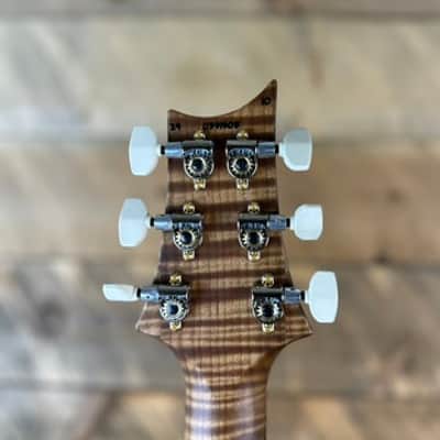 PRS Wood Library Custom 24 Flame Maple 10 Top, Torrified Flamed Maple Neck, Ebony FB - Blue Fade Satin 391905 image 8