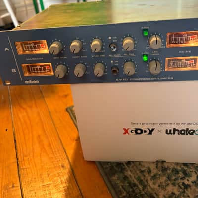Orban Model 424A Stereo Gated Compressor / Limiter with De-Esser 1980s - Blue image 2