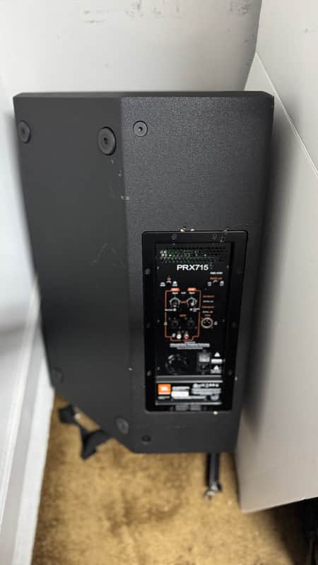 JBL PRX715 15" Powered 2-Way Main/Floor Monitor Speaker 2010s - Black image 1