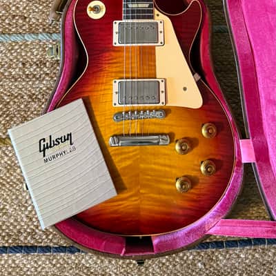 Gibson Custom Shop '59 Les Paul Standard Reissue Murphy Lab Ultra Light Aged 2024 Factory Burst image 14