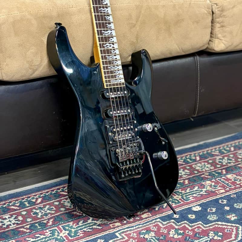 Jackson Dinky DK2 FF FR HSS MIJ - Rosewood Fingerboard, Gloss Black, Used image 1