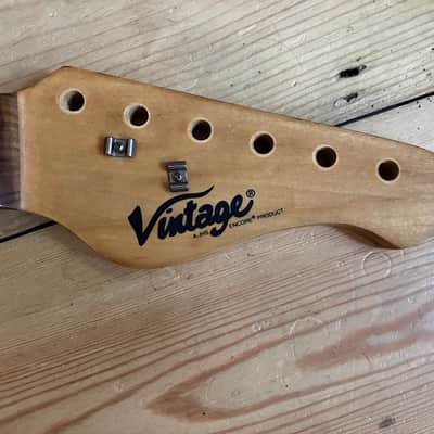 Vintage V6 Electric Guitar Neck 21 fret Korea 1990s image 2