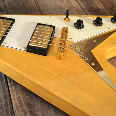 Hamer Vector Korina Flying V 2004 Natural image 4