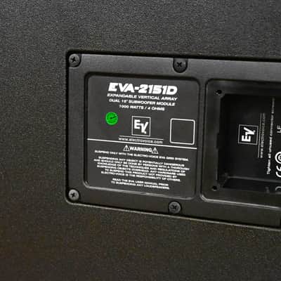 Electro-Voice (EV) EVA-2151D Dual 15" Passive Line Array Subwoofer CG01YA4 *ASK FOR SHIPPING* image 7