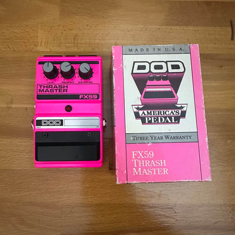 DOD Fx59 Thrash Master 1989 - 1994 - Pink | Reverb