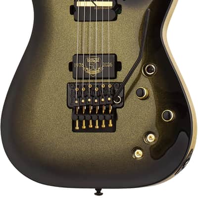 Schecter C-1 FR-S 50th Anniversary 50th Gold Burst image 1