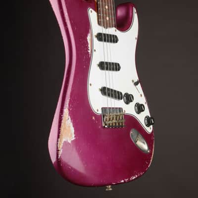 Fender Masterbuilt Andy Hicks 1960 Stratocaster Ruby Star Red Metallic Heavy Relic (USED, 2025) image 6