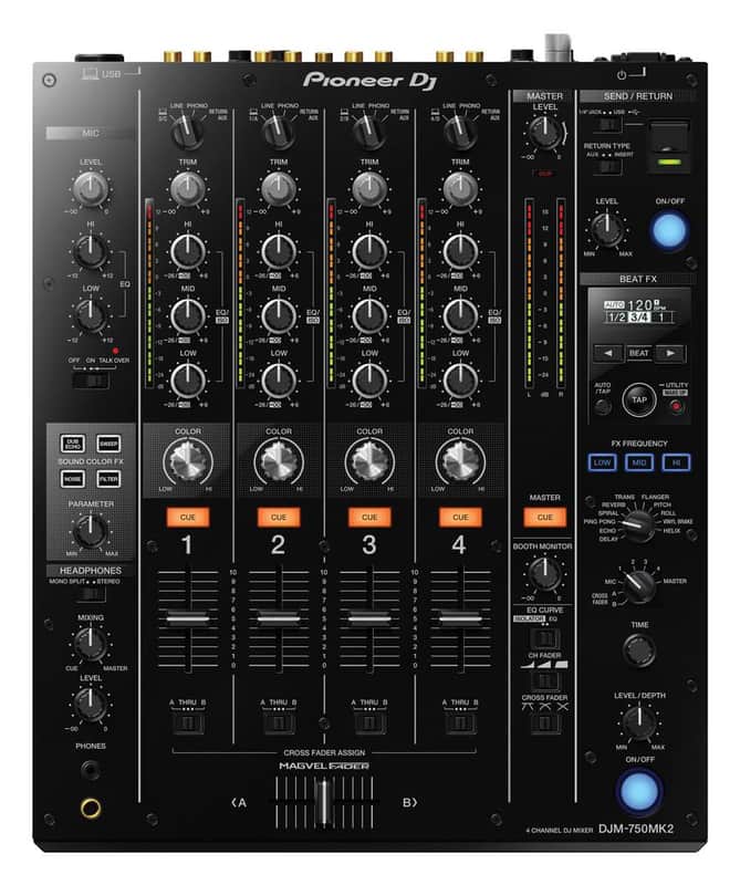 Pioneer DJM-750MK2 DJ 4 Channel Mixer image 1