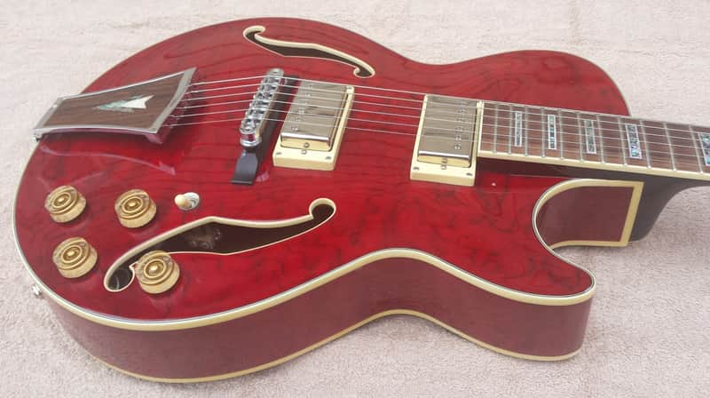 Ibanez AG85 Gibson Pups, Jimmy Page Wiring, Gotoh Delta Series Tuners & case image 1