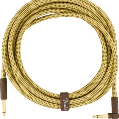 Fender® 18.6' Deluxe Series Tweed Instrument Cable Straight/Angle #0990820082 image 4