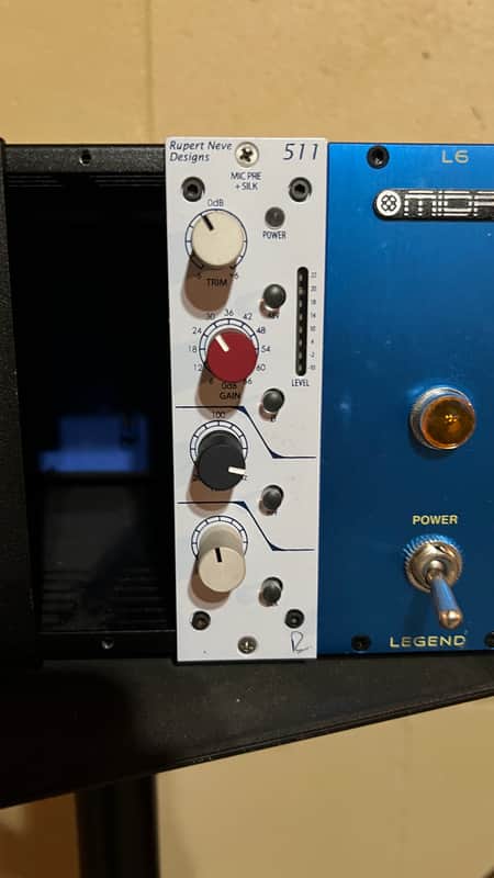 Rupert Neve Designs Portico 511 500-Series Mic Pre Module with Silk 2013 - Present - White image 1