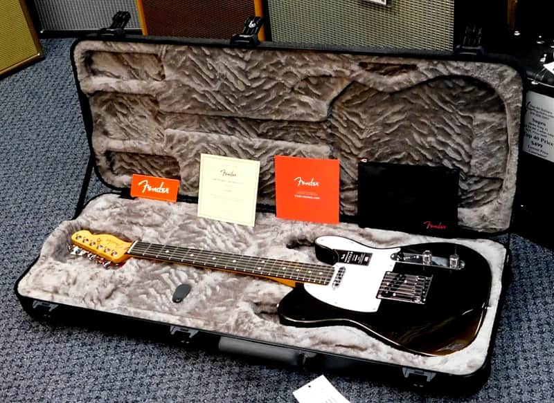 2026 Fender American Ultra II Telecaster Electric Guitar w/ Case! Texas Tea! VERY NICE!!!
