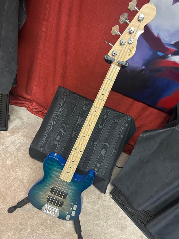 G&L USA Custom Shop ASAT 2018 Aquaburst image 1